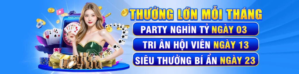 Banner Vin777 Thưởng Lớn mỗi tháng