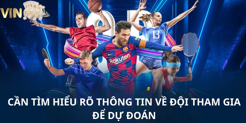 Cần tìm hiểu rõ thông tin về đội tham gia để dự đoán
