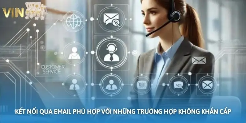 Ảnh minh họa: Kết nối qua email phù hợp với những trường hợp không khẩn cấp